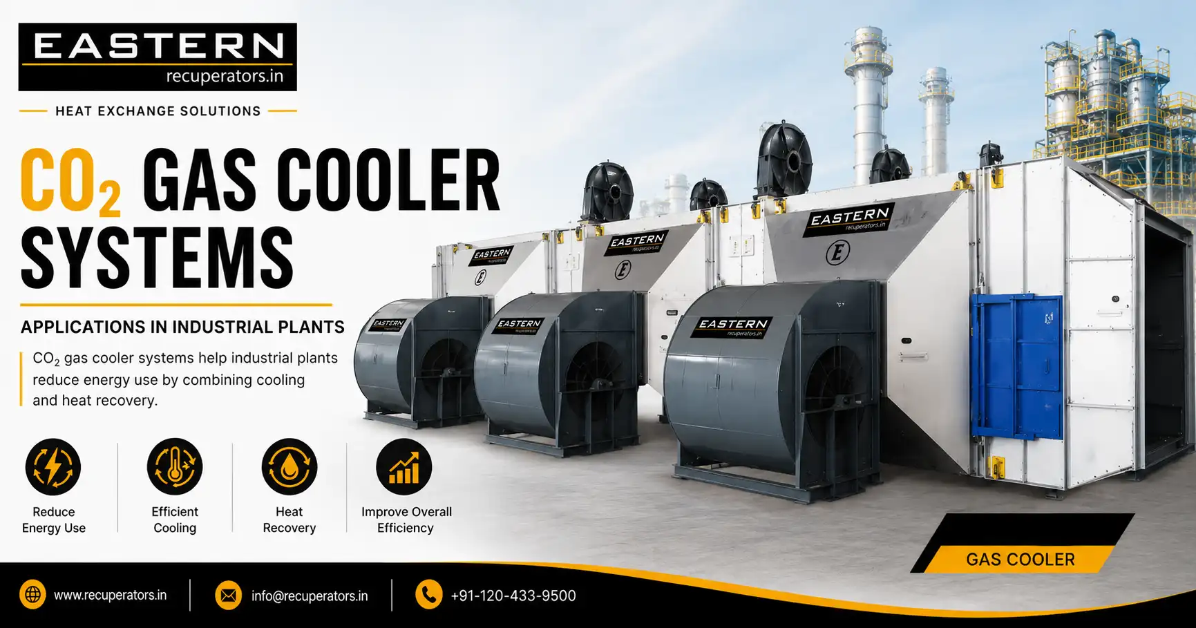 CO2 Gas Cooler Systems: Applications in Industrial Plants
