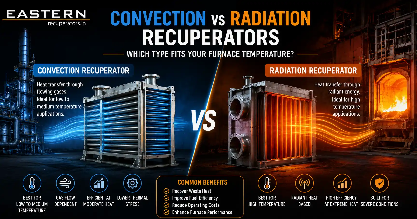 Convection vs Radiation Recuperators: Which Type Fits Your Furnace Temperature? 