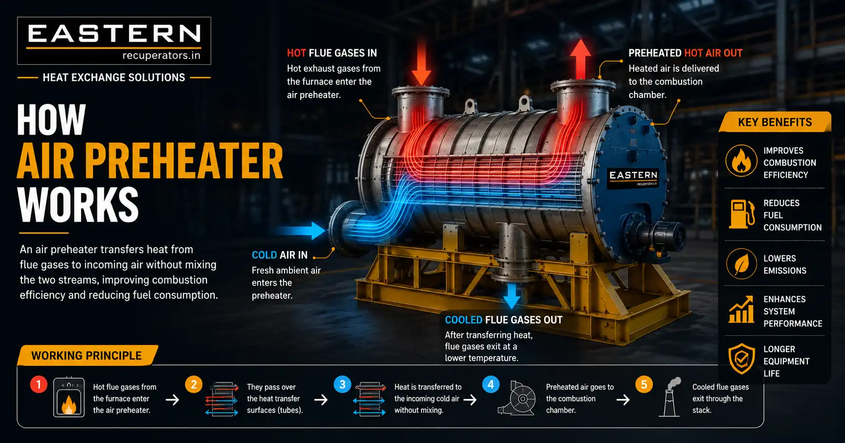 How Air Preheater Works: Principle, Types & Efficiency Explained