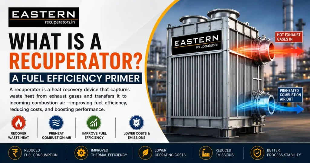 what is a recuperators heat recovery system connected to furnace